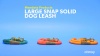 Show in main carousel: Mendota Products Large Snap Solid Rope Dog Leash, Kelly Green, 4-ft long, 1/2-in wide slide 3 of 4