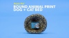 Show in main carousel: Aspen Pet Round Animal Print Bolster Cat & Dog Bed, Color Varies slide 7 of 8