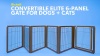 Show in main carousel: Richell 6-Panel Convertible Elite Dog & Cat Gate, Brown slide 10 of 12
