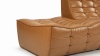 Tyge - Tyge Open End Sofa, Left, Bourbon Vegan Leather