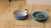 Show in main carousel: PawsPik 2-in-1 18/8 Stainless Steel & Silicone Dog & Cat Travel Bowl, Midnight Summit Blue slide 10 of 11