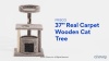 Show in main carousel: Frisco 37-in Real Carpet Cat Tree with Condo, Grey slide 5 of 6