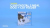 Show in main carousel: Cat Mate C500 Digital 5 Meal Automatic Dog & Cat Feeder slide 9 of 10