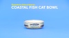 Show in main carousel: Signature Housewares Coastal Fish Non-Skid Ceramic Cat Bowl, 1-cup slide 6 of 7