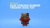 Show in main carousel: Ethical Pet Play Strong Rubber Trident Tough Dog Chew Toy, 6-in slide 6 of 7