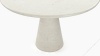 Anson - Anson Round Dining Table, Limestone, 47in