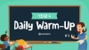 Year 4 Daily Warm-Up – PowerPoint 1