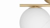 Iris - Iris Double Wall & Ceiling Light 1, Brass