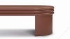 Pascal - Pascal Oval Coffee Table, Terracotta