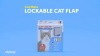 Show in main carousel: Cat Mate Lockable Cat Flap, White slide 5 of 6