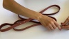 Show in main carousel: Euro-Dog Leather Dog Leash, Bark Brown, 6-ft long, 3/4-in wide slide 4 of 5