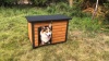 Show in main carousel: Aivituvin Wooden Heavy Duty Dog House, Grey, Medium slide 7 of 8