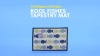 Show in main carousel: PetRageous Designs Kool Fishes Tapestry Mat, Small slide 8 of 9