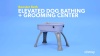 Show in main carousel: Booster Bath Elevated Dog Bathing & Grooming Center, Large, Teal slide 7 of 9
