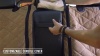 Show in main carousel: Plush Paws Products Quilted Velvet Waterproof Center Console Access Hammock Car Seat Cover, Desert Sand, Regular slide 10 of 11