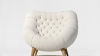 Rohde Easy Chair - Walnut,  Whim,  Warm White