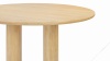 Amalfi - Amalfi Round Dining Table, Light Oak, 49in