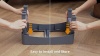 Show in main carousel: UPSKY 2-in-1 Adjustable Raised Non-Skid Stainless Steel Slow Feeder Dog Bowls, Grey slide 9 of 9