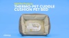 Show in main carousel: K&H Pet Products Thermo-Pet Cuddle Cushion Indoor Heated Bolster Cat & Dog Bed, Mocha slide 9 of 11
