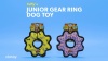 Show in main carousel: Tuffy's Junior Gear Ring Squeaky Plush Dog Toy, Camo Blue slide 9 of 10