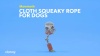 Show in main carousel: Mammoth Cloth Squeaky Rope for Dogs, Color Varies, Medium slide 5 of 6