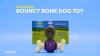 Show in main carousel: PetSafe Busy Buddy Bouncy Bone Treat Dispenser Tough Dog Chew Toy, Medium, Purple slide 9 of 11