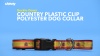 Show in main carousel: Buckle-Down Country Plastic Clip Polyester Dog Collar, Small: 9 to 15-in neck, 1-in wide, Canada slide 7 of 8