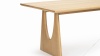 Geometric - Geometric Dining Table, Light Oak, 79in