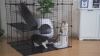 Show in main carousel: Coziwow DIY 4-Door Large Cat Cage Playpen, Black, 72-in slide 10 of 11