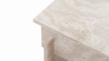 Massimo - Massimo Side Table, White Travertine