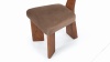 Giraffe - Giraffe Dining Chair, Brown Velvet and Walnut