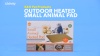 Show in main carousel: K&H Pet Products Outdoor Heated Small Animal Pad, Tan slide 9 of 11