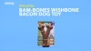Show in main carousel: Ethical Pet Bam-bones Wishbone Bacon Tough Dog Chew Toy, Large slide 6 of 7