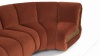 River - River Sectional, Right Corner, Russet Plush Velvet