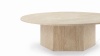 Saga - Saga Large Coffee Table, Travertine