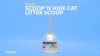 Show in main carousel: Booda Scoop'n Hide Cat Litter Scoop, Brushed Nickel slide 3 of 4