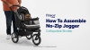 Show in main carousel: Frisco No-Zip, Collapsible Cat & Dog Jogger Stroller, Grey slide 8 of 9