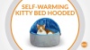 Show in main carousel: K&H Pet Products Self-Warming Hooded Cat Bed, Chocolate/Tan, Large slide 9 of 10