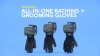 Show in main carousel: HandsOn All-In-One Pet Bathing & Grooming Gloves, Green, Small slide 7 of 8