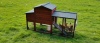 Show in main carousel: Petscosset Wooden Chicken Coop with Wheels, Gray slide 8 of 9