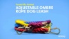 Show in main carousel: Found My Animal Adjustable Ombre Rope Dog Leash, Rainbow, 7-ft, Medium slide 9 of 11