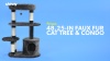 Show in main carousel: Frisco 48.25-in Heavy Duty Faux Fur Cat Tree & Condo, Dark Charcoal slide 7 of 8