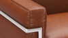 Corbusier Chair - Corbusier Petit Modele Lounge Chair, Tan Premium Leather