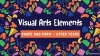 Visual Arts Elements Shape and Form PowerPoint - Upper Years