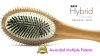 Show in main carousel: Bass Brushes The Hybrid Dog & Cat Groomer Paddle Brush, Bamboo-Dark Finish, Medium slide 6 of 7