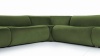 Leo - Leo Sectional, Right Corner, Lichen Plush Velvet