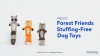 Show in main carousel: Frisco Forest Friends Stuffing-Free Skinny Plush Squeaky Dog Toy, Small to Large slide 7 of 8