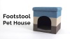 Show in main carousel: FurHaven House Footstool & Ottoman Dog & Cat Bed, Stormy Gray, Small slide 10 of 11