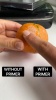 Video of the comparison of using the Fold Out Face makeup palette on an orange to demonstrate the smoothness of skin after application