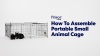 Show in main carousel: Frisco Portable Outdoor Small Pet Cage (with cover) slide 7 of 8